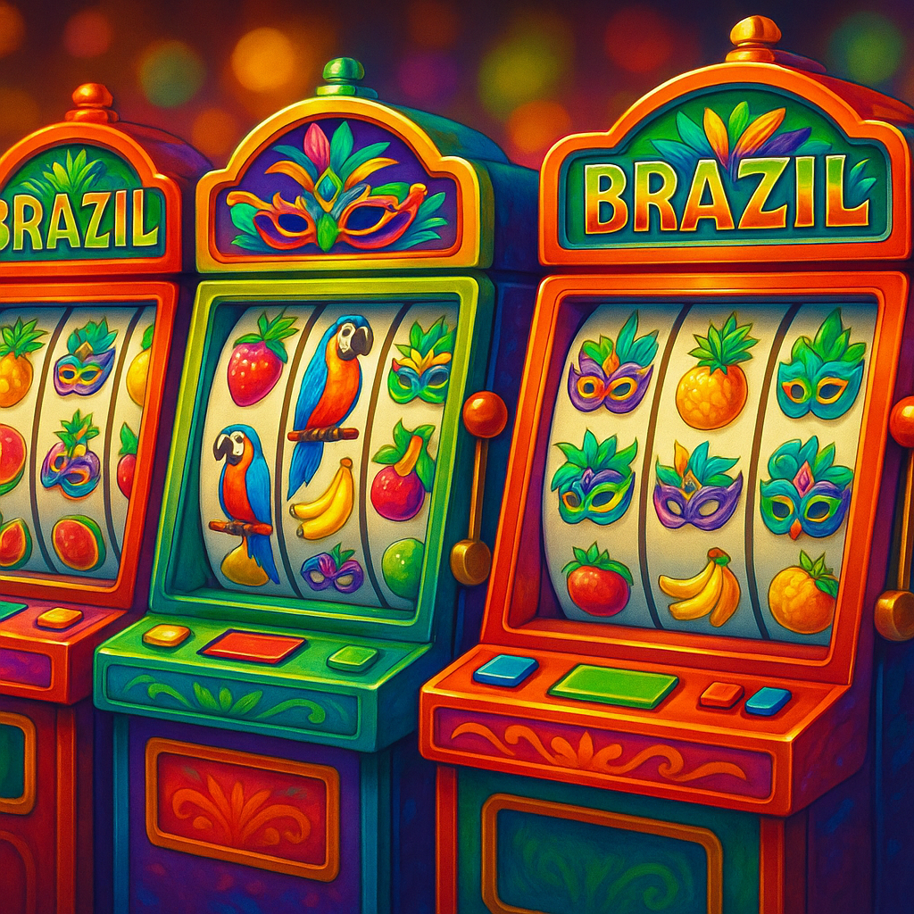 Interface de um jogo de slot moderno